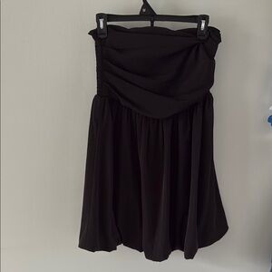 Elegant Black Strapless Dress